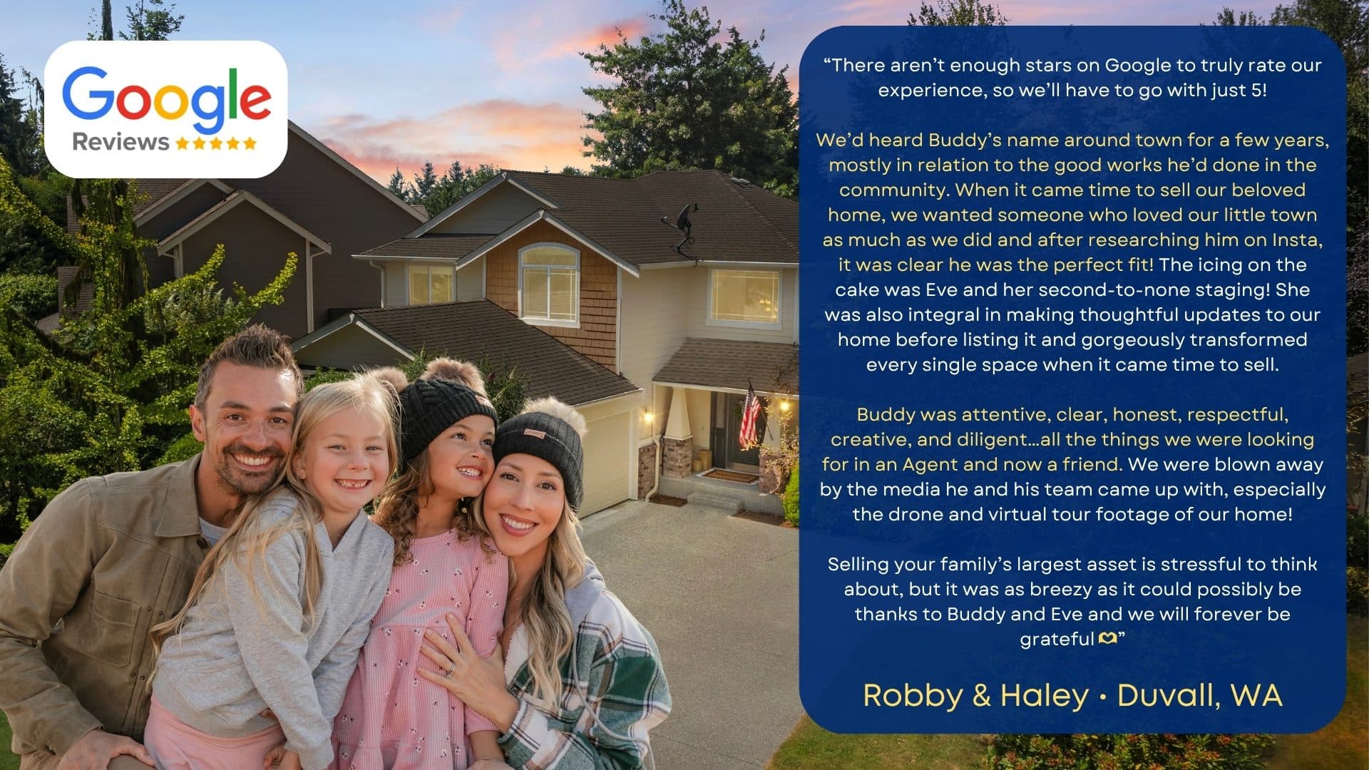 Robby & Haley review of Buddy Buck